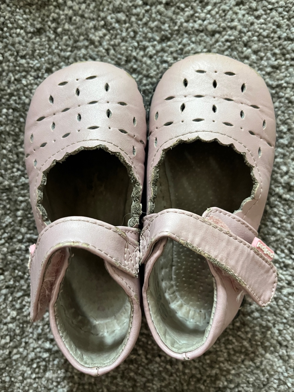 18-24 mo Light Pink First Walker Pediped Shoes